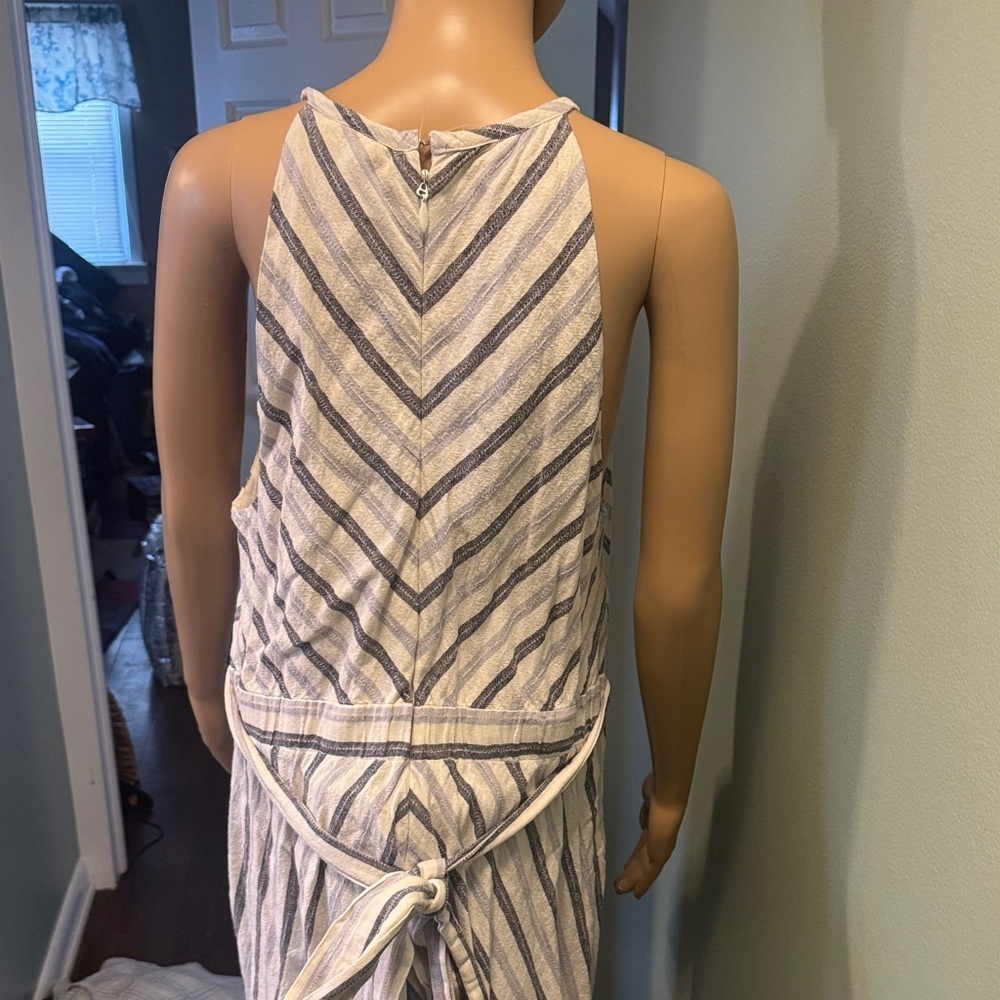 New York & Company Chevron Striped Midi Dress - Picture 5 of 5